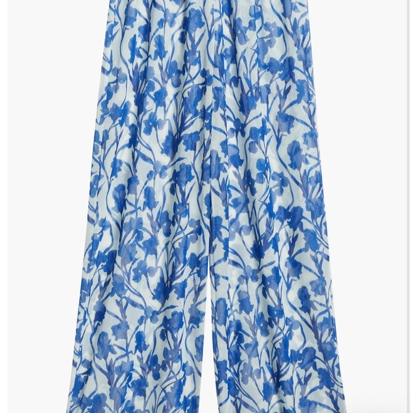 NWT ANTHRO HUTCH Eliza Floral Cover-Up Pants | Vining Orchids | Size M - Picture 6 of 8